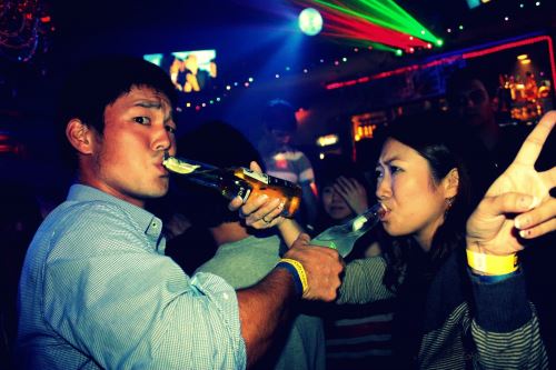 Tokyo nightlife after dark