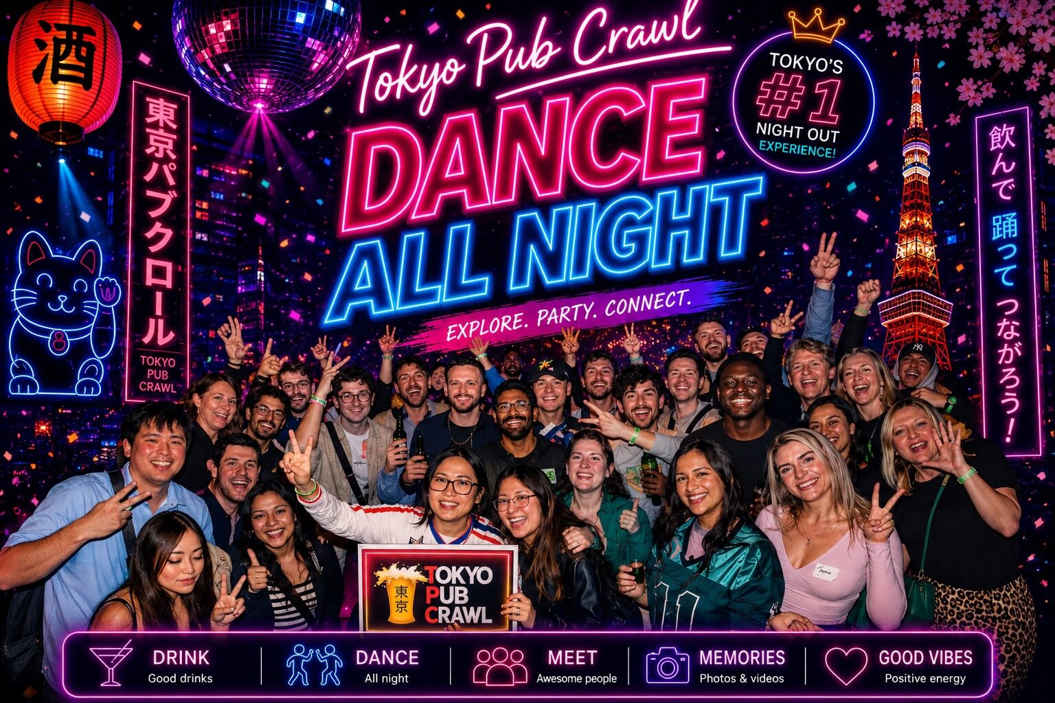 Tokyo Pub Crawl Dance All Night