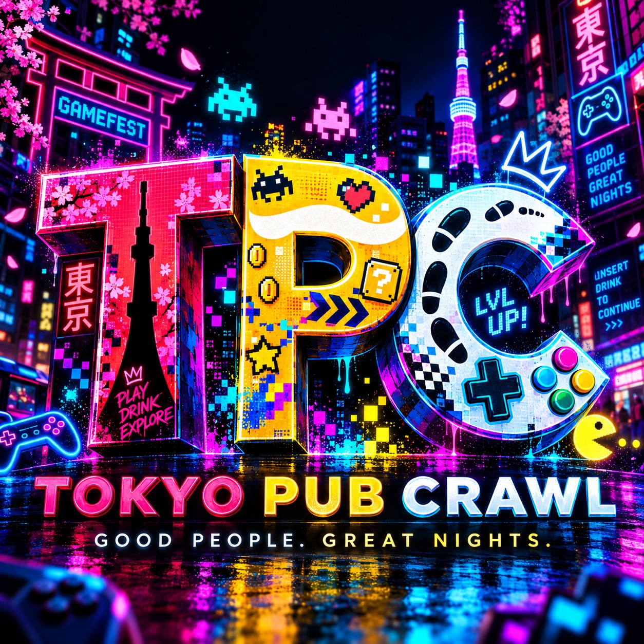 Tokyo Pub Crawl GameFest artwork