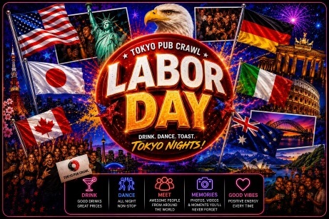 Tokyo Pub Crawl events for September 4 & 5, 2026