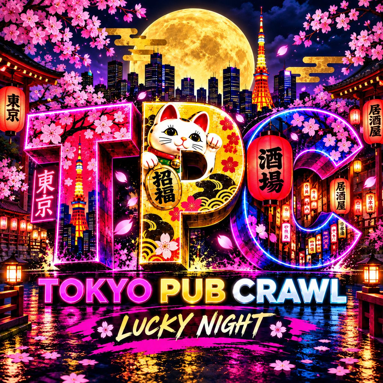 Tokyo Pub Crawl Lucky Night artwork