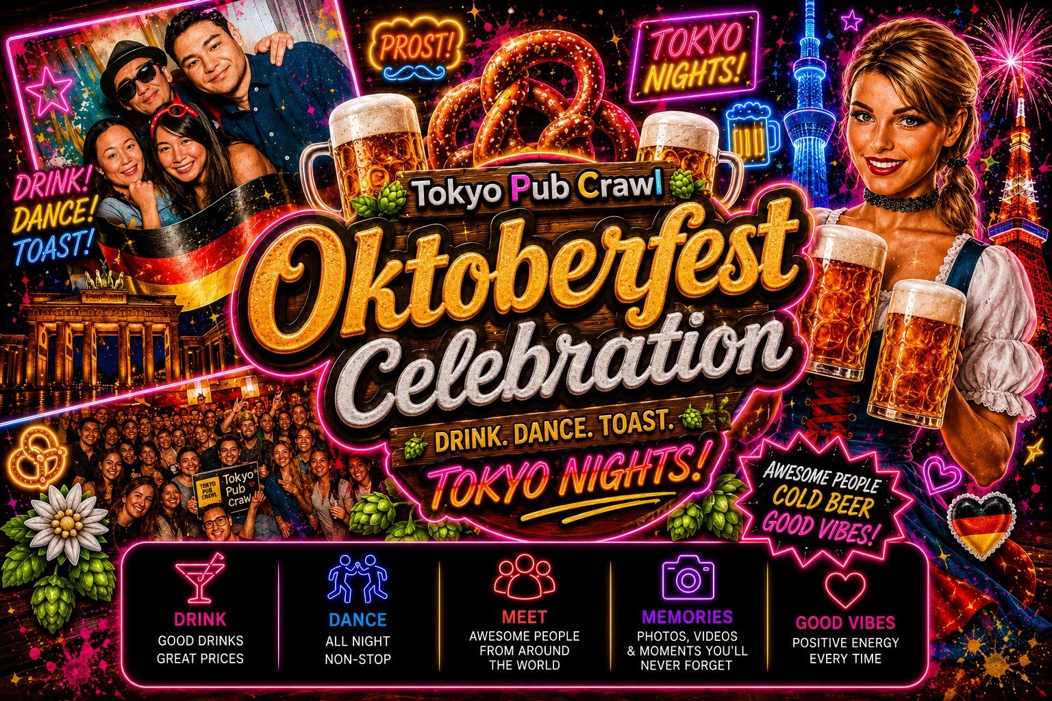 Tokyo Pub Crawl Oktoberfest Party
