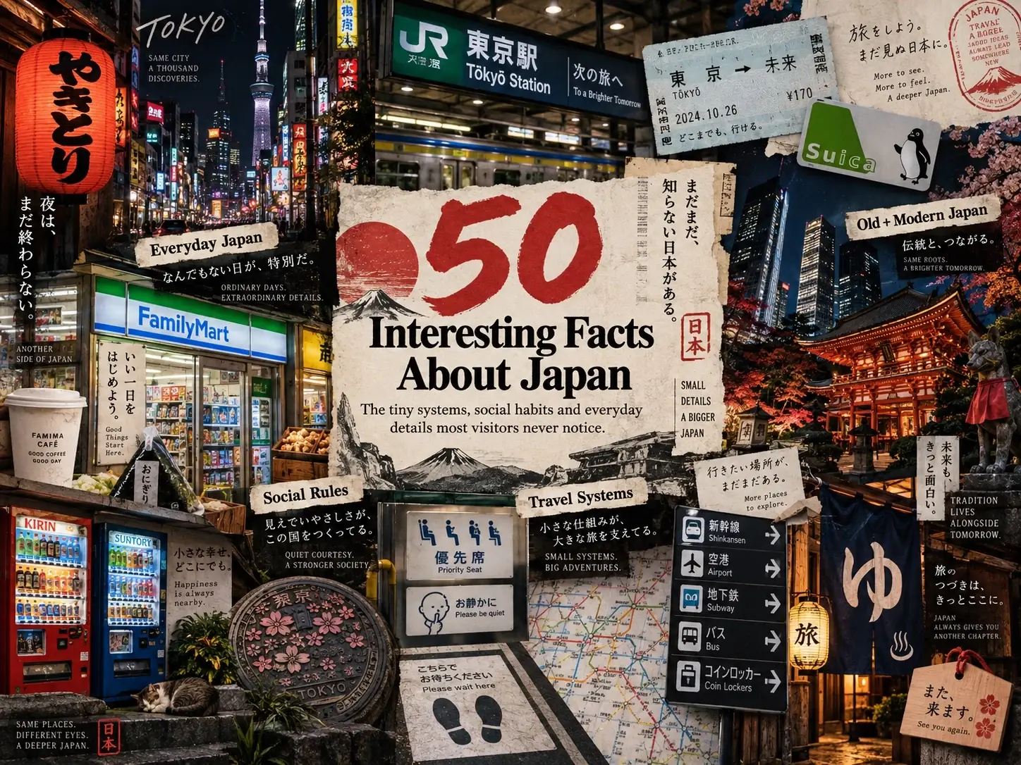 50 interesting facts about Japan visual overview