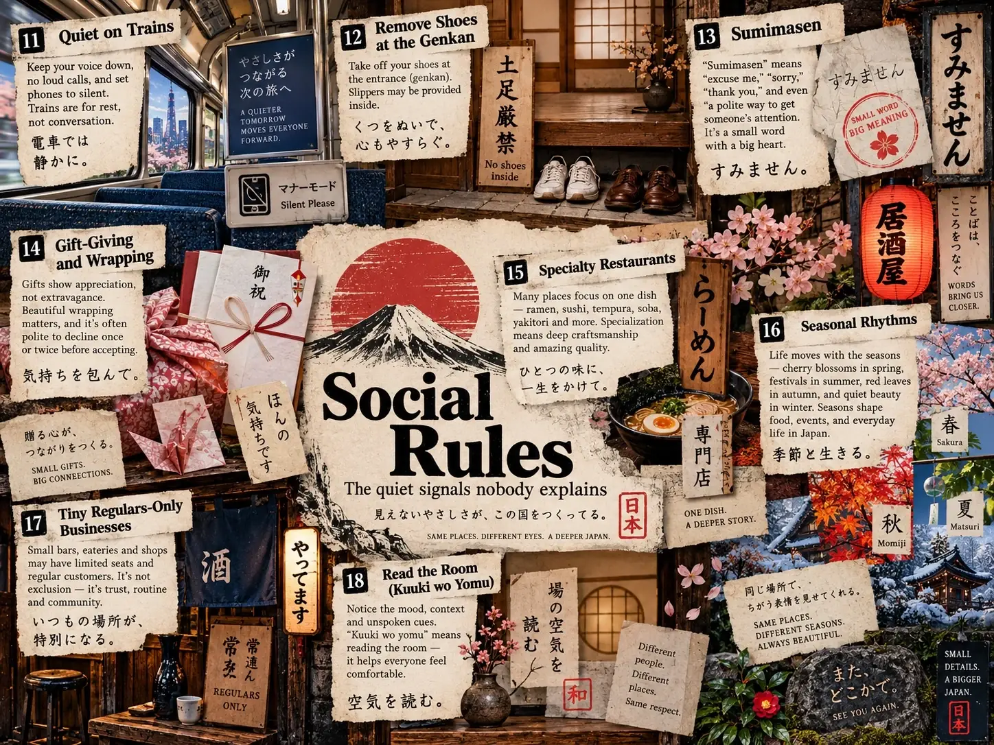 Social Code visual guide to Japan
